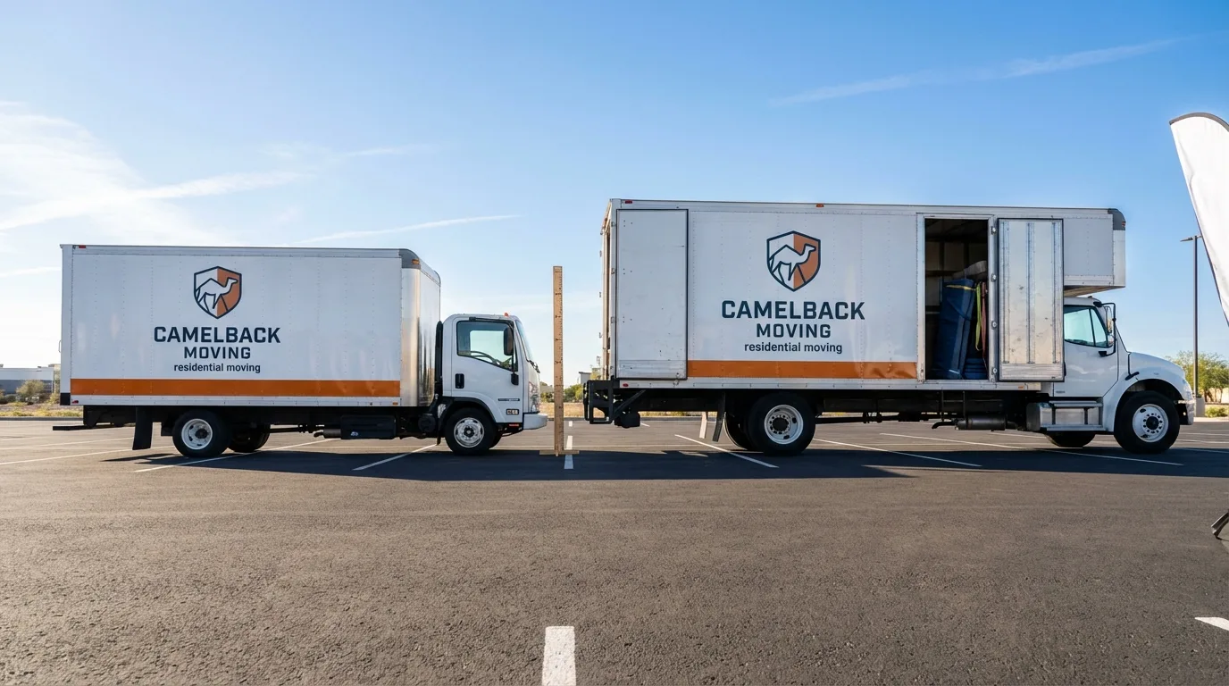 Moving truck size capacity guide in Liberty Hill